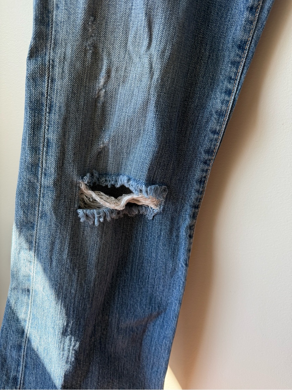 J CREW Hipslung Embroidered Denim Jeans VTG Cottagecore Floral Bird Whimsy 27 - Picture 6 of 10